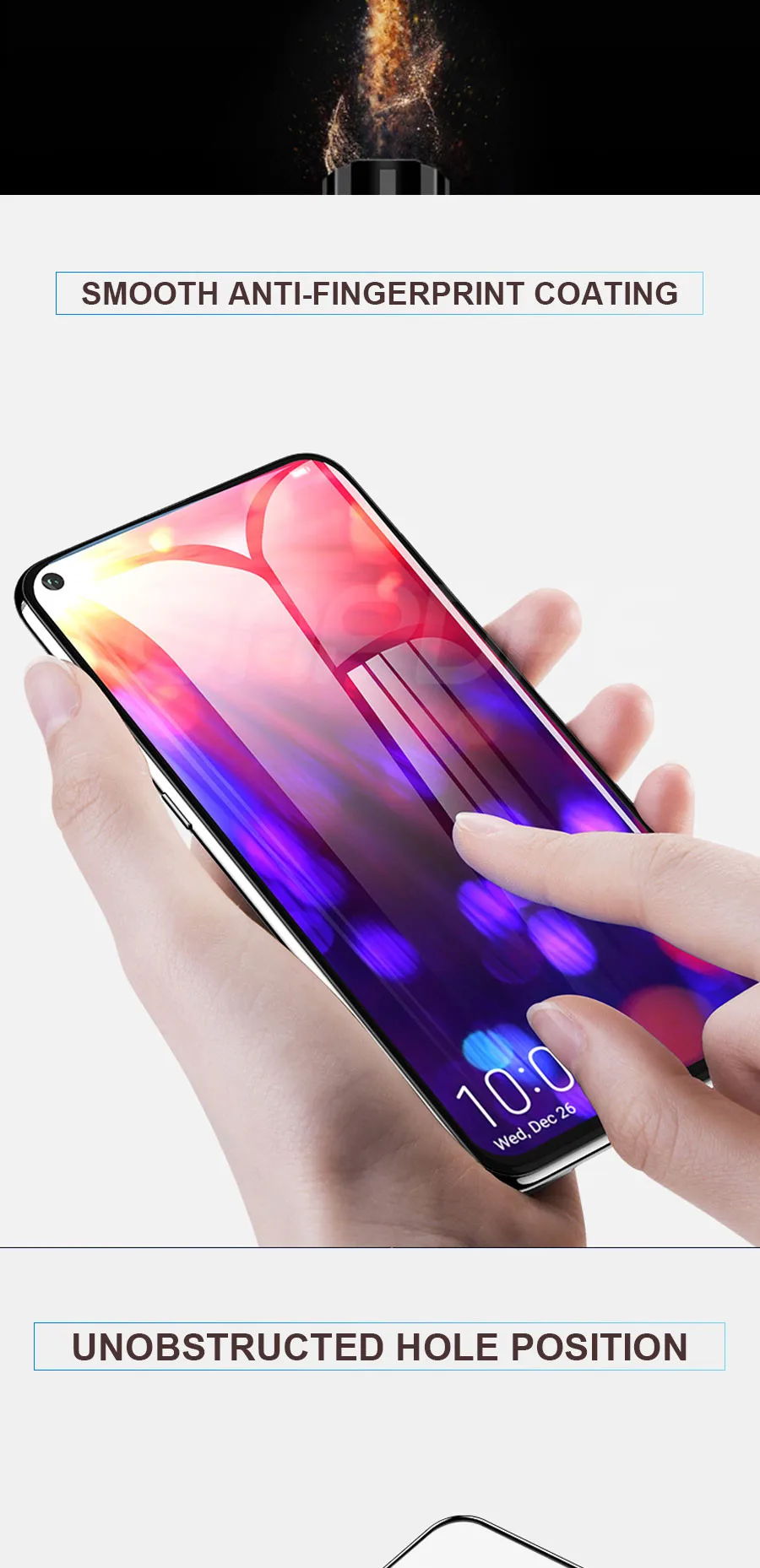 9D закаленное стекло для huawei Honor 8X 8C 8A 9i 10i 20i 20 V20 V10 V9 Play Note 10 Защитная пленка для экрана