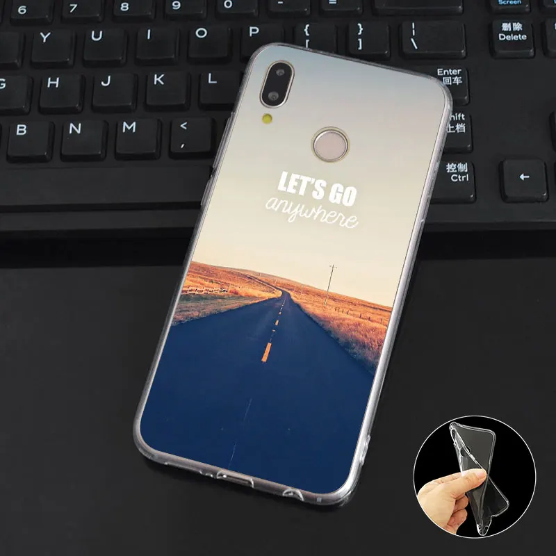 DREAMFOX N103 пейзаж текст Мягкий ТПУ силиконовый чехол для Huawei Honor 6a 6C 7X9 10 P20 P30 Lite Pro P Smart