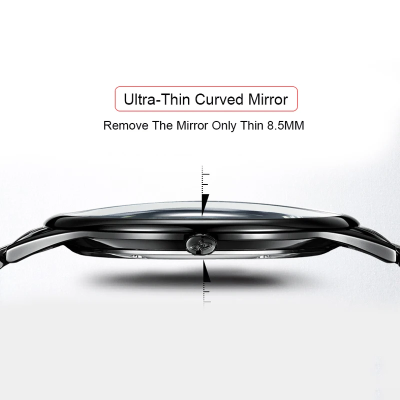 AESOP ультратонкие автоматические механические часы мужские сапфировые кожаные