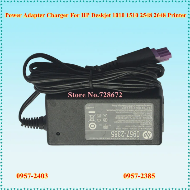 Зарядное устройство для принтера HP Deskjet 0957 2403 2385 1010 1510 2548 22 в 2648 мА|deskjet power|hp deskjet