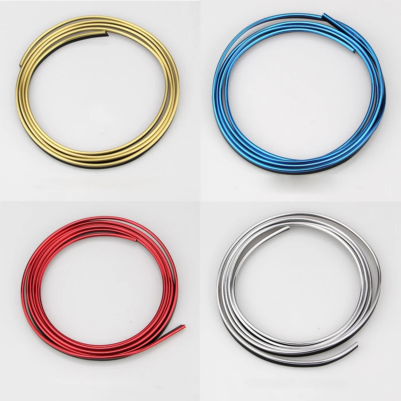 OVERE 5 м Декоративные наклейки для интерьера автомобиля полоски отделки Alfa Romeo