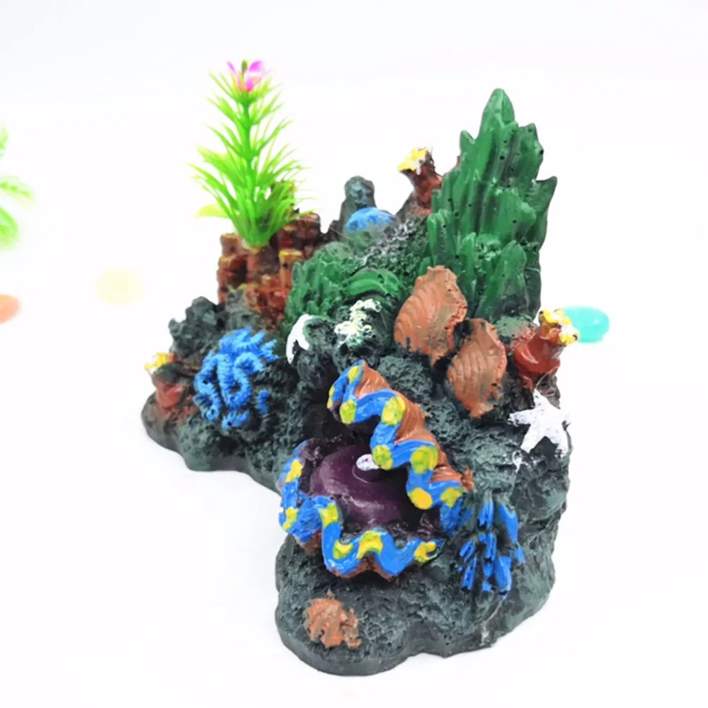 Украшение для аквариума аксессуары украшение Коралловый рокерий w614|Декорации| |