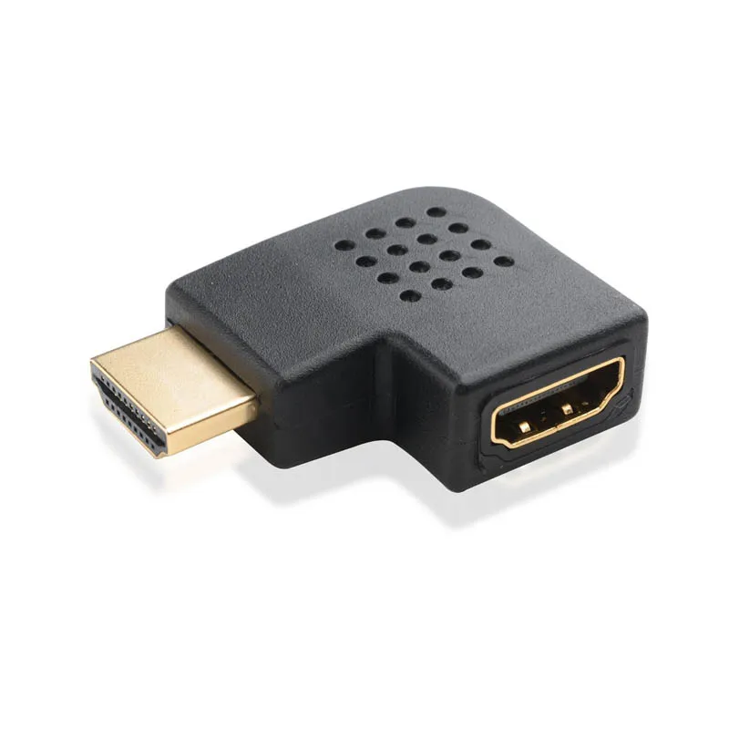 HD 1080P адаптер HDMI для мужчин и женщин конвертер с углом поворота 90 градусов поворот