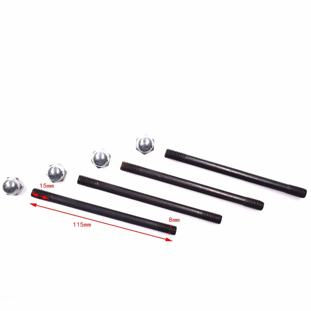 

8mm Cylinder Bolts Nuts For 66cc 80cc 2- Srtoke Engine Motorized Bike New