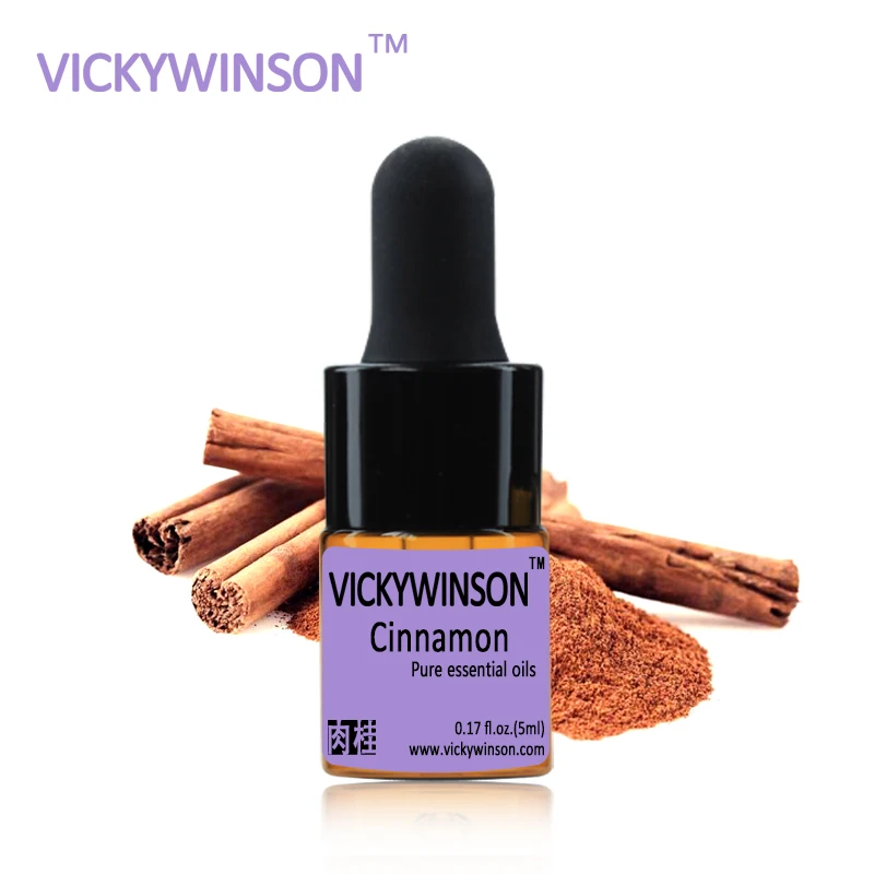 

VICKYWINSON Cinnamon essential oil natural aromatherapy cinnamon oils Tighten skin Soothe digestive tract WD36