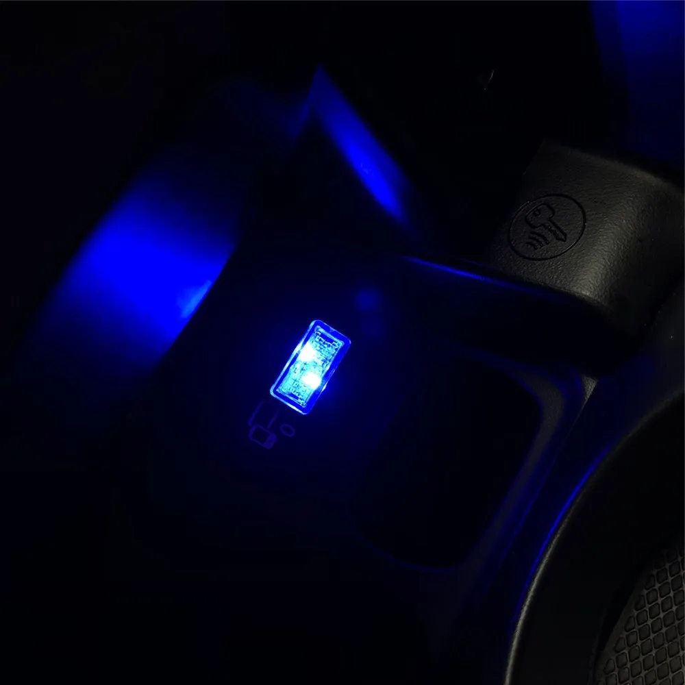 Автомобильная USB Светодиодная атмосферная лампа для SEAT Ibiza Leon светодиод o Arosa Arona