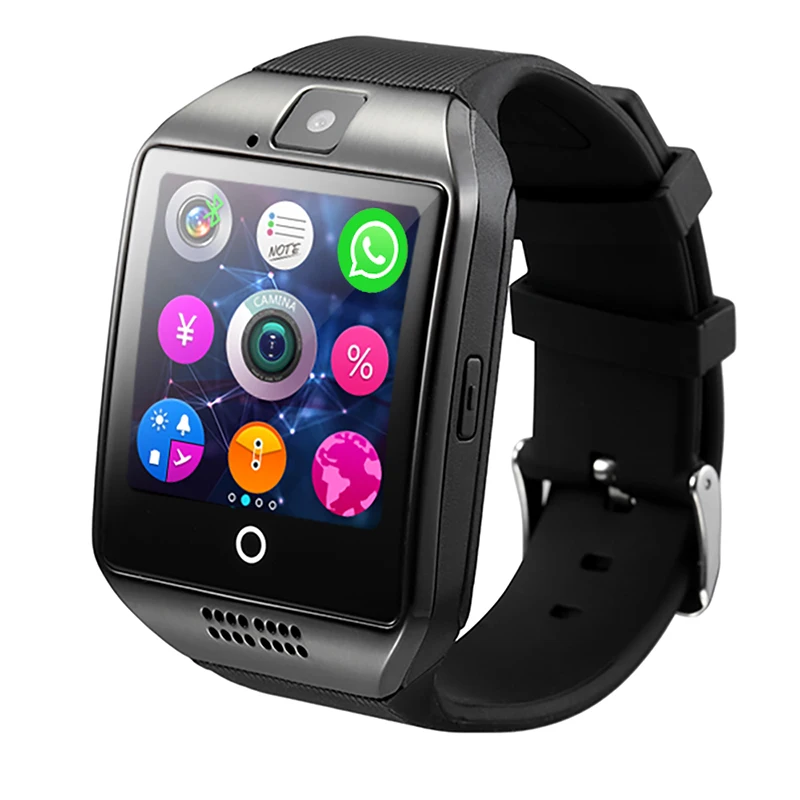 Q18 Bluetooth Смарт часы Smartwatch вызов Relogio 2G GSM SIM TF карта камера для iOS Android телефон