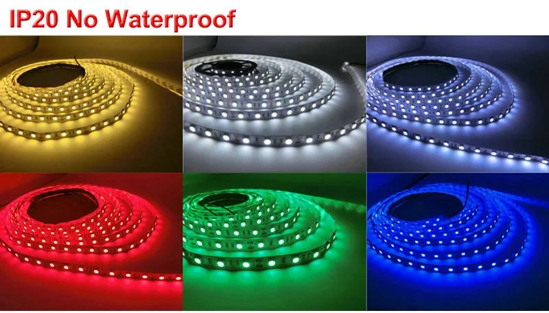 5 м/лот DC12V 5050 SMD 60 Светодиодный s/m Белый/теплый белый/красный/зеленый/желтый/синий/розовый/RGB/UV/RGBW/RGBWW гибкий светодиодный светильник лента