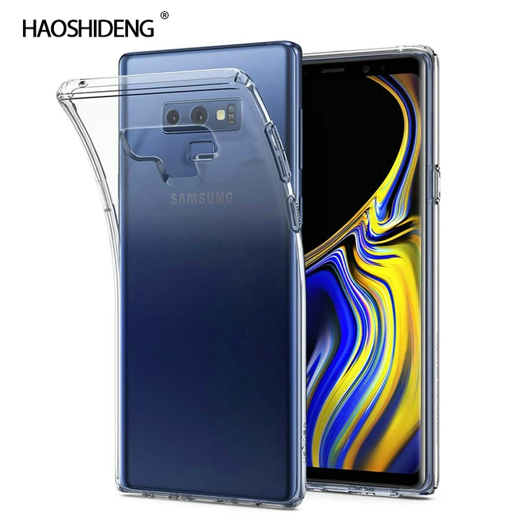 Чехол для samsung galaxy note 9 TPU Силиконовый прочный прозрачный мягкий чехол для samsung note 9 защитный чехол на заднюю панель телефона