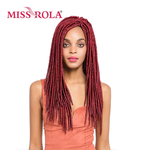 Синтетические косички Miss Rola, 18 дюймов, для наращивания волос с косами # Kanekalon, низкая температура, 5 шт./партия