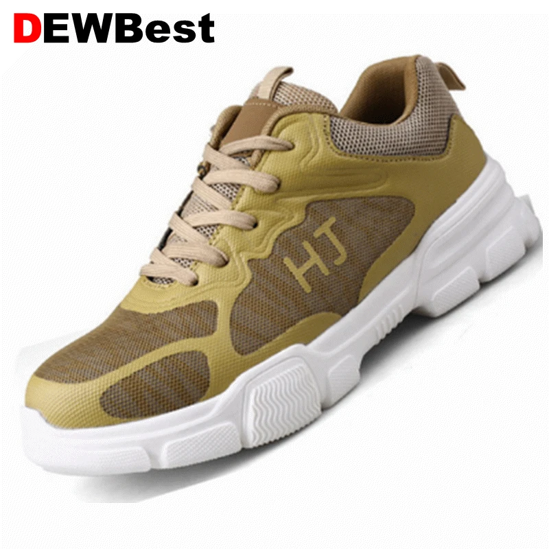DEWBEST/Новинка 2019 года сезон весна осень спортивная Рабочая обувь для мужчин