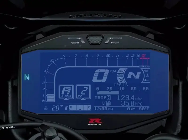 

for SUZUKI GSX-R1000 GSXR 1000 2017 2018 Motorcycle Instrument Cluster Scratch Protection Film Screen Protector Blu-ray GSXR1000