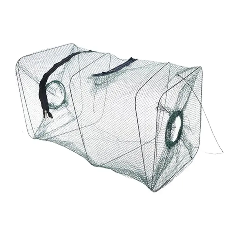 Новинка 2019 нейлоновая рыболовная сеть складная Рыбная ловушка приманка