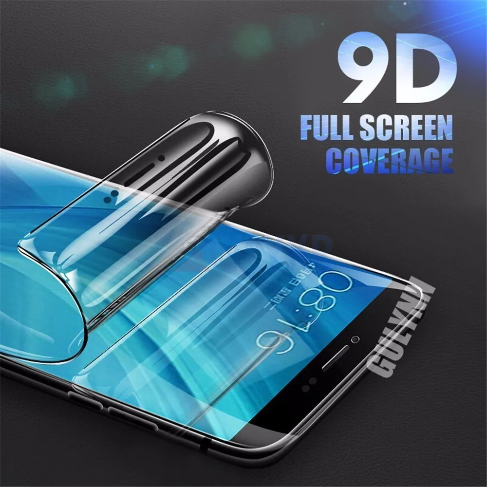 Изогнутая мягкая Гидрогелевая пленка 9D с полным покрытием для Xiaomi Redmi 7 7A K20 4X 6A 5 6
