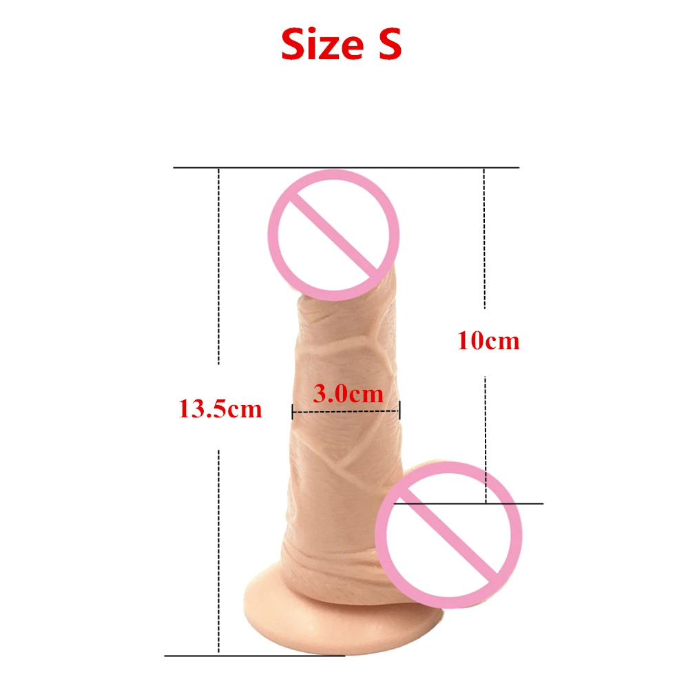 Реалистический Пенис Секс продукты для взрослых Для женщин большая силиконовая