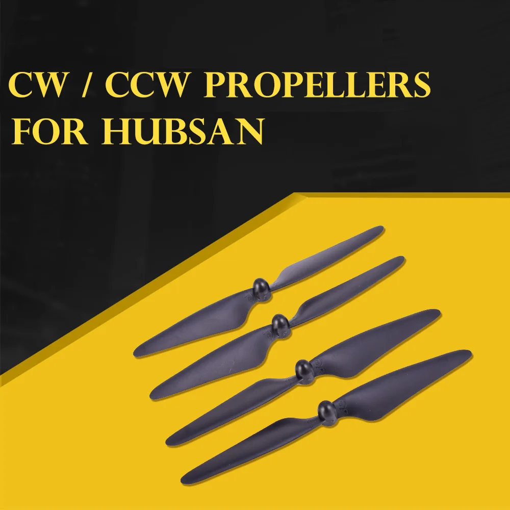 4 шт. пропеллеры Hubsan H501S лезвия CW CCW совместимый с H501A H501C H501M Радиоуправляемый Дрон