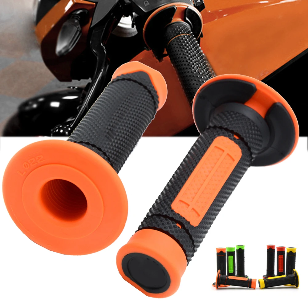 7/8 &quot22 мм резиновый руль для мотоциклов ручки резиновые мотоцикла kawasaki ER 6F ER6N Ninja