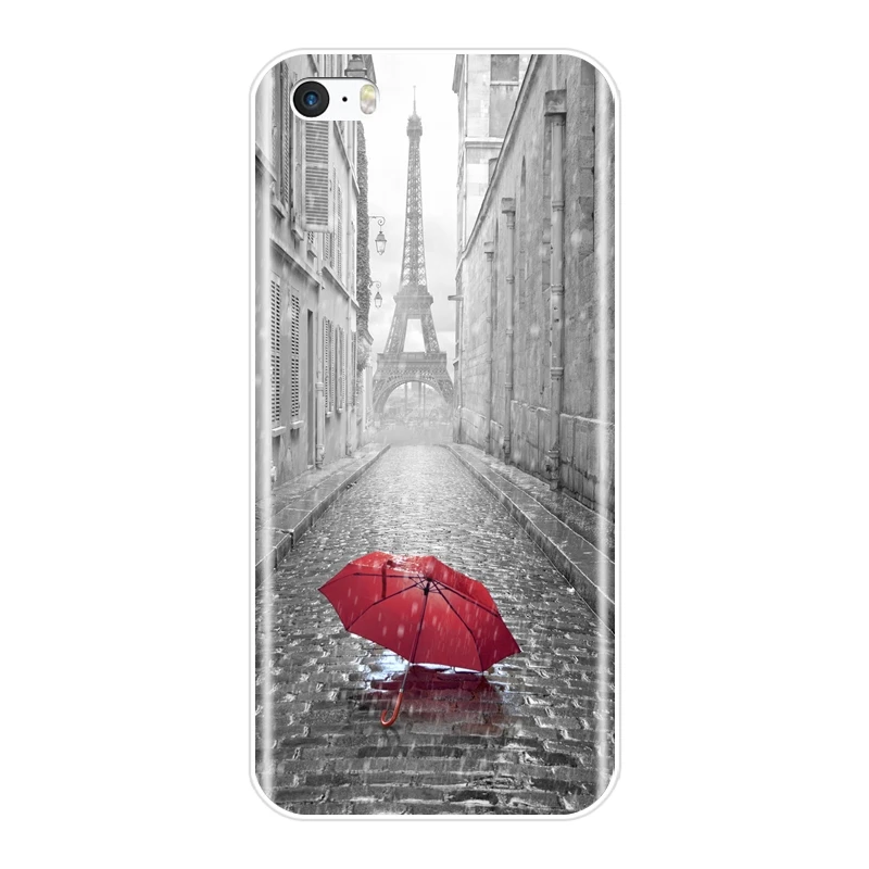 Задняя крышка из ТПУ для iPhone 5C 5S SE 5 S мягкий силиконовый чехол в эстетическом