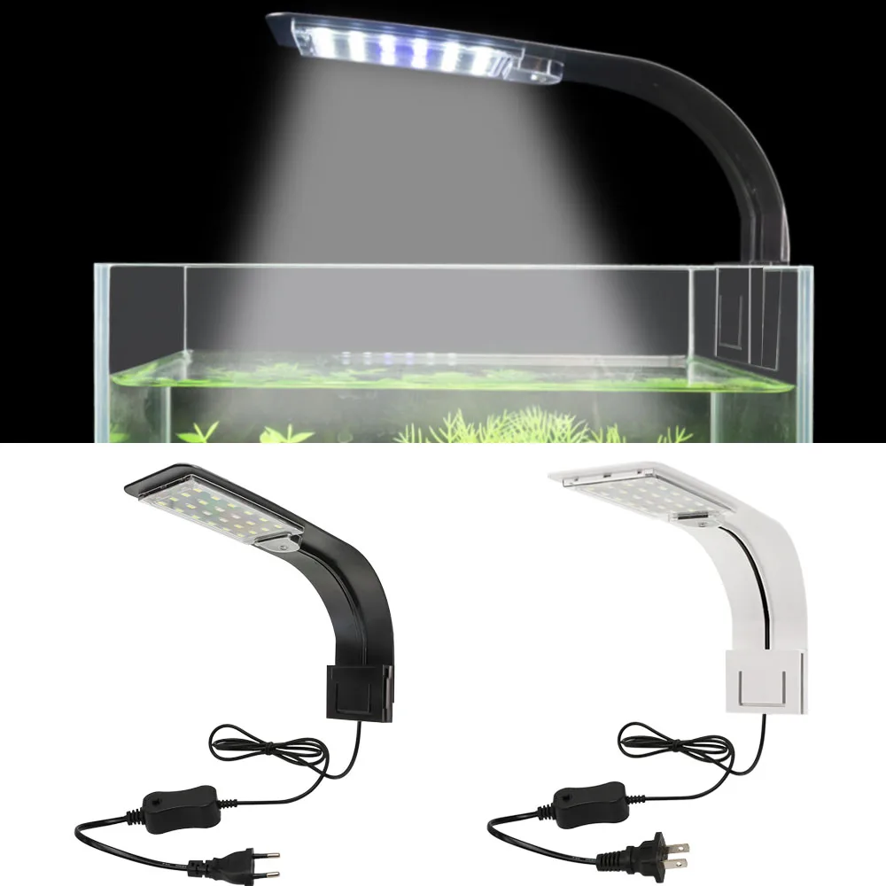Senzeal Aquarium Light Super bright Aquarium Led Lighting M3/X3/X5/X7/X9 Clip-on Slim Fish LED Lamp 220V/110V Fish Tank LED Lamp