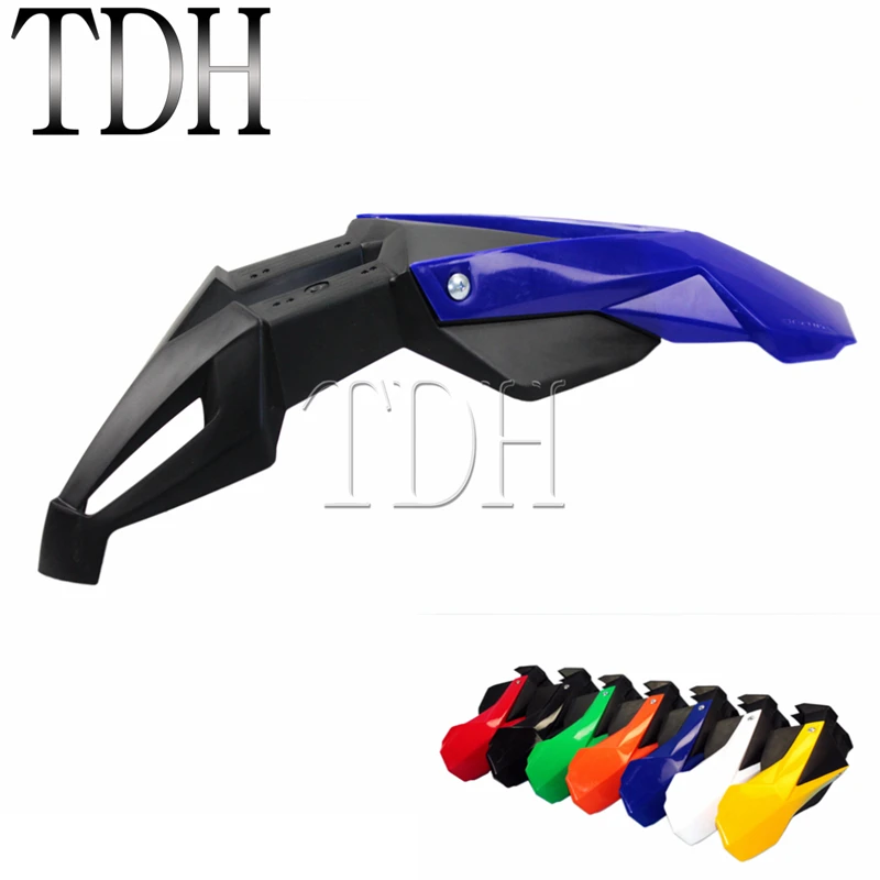 Синее переднее крыло мотоцикла брызговик крышка для внедорожника Supermoto WR XR CRF RMZ KLX