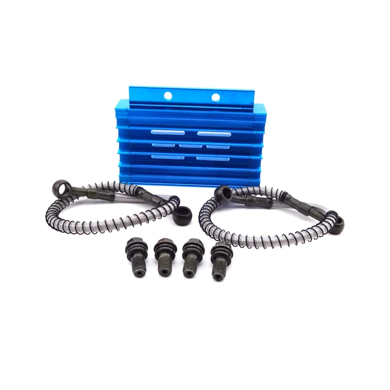 XLSION Aftermarket CNC алюминиевый синий комплект масляного радиатора для 125cc 140cc 150cc