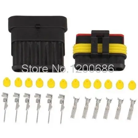 

6 Way / Pin Sealed Waterproof Connector