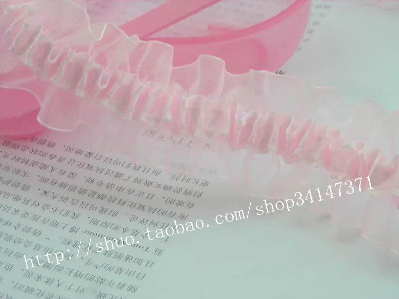 YACKALASI 10 ярдов/партия эластичный кружевной подол из спандекса с оборками детские