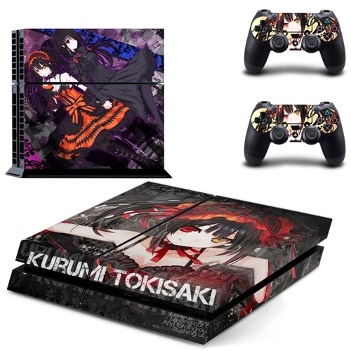 Новая наклейка для PS4 виниловая наклейка, стикер для консоли sony Playstation 4 и 2 контроллера наклейка для PS4 наклейка - Цвет: DPTM0005