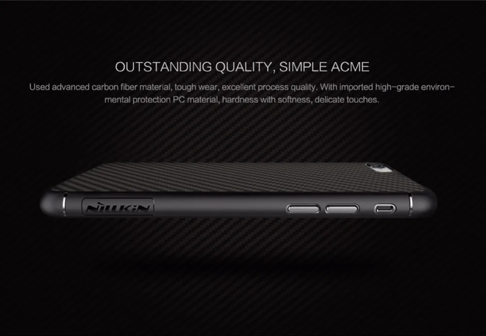Nillkin synthetic fiber сотовый Чехол для телефона для apple iphone 11 Pro Max X XS XR 8/7/6/6S 7 Plus 8P 6P жесткий карбоновый PP задний Чехол