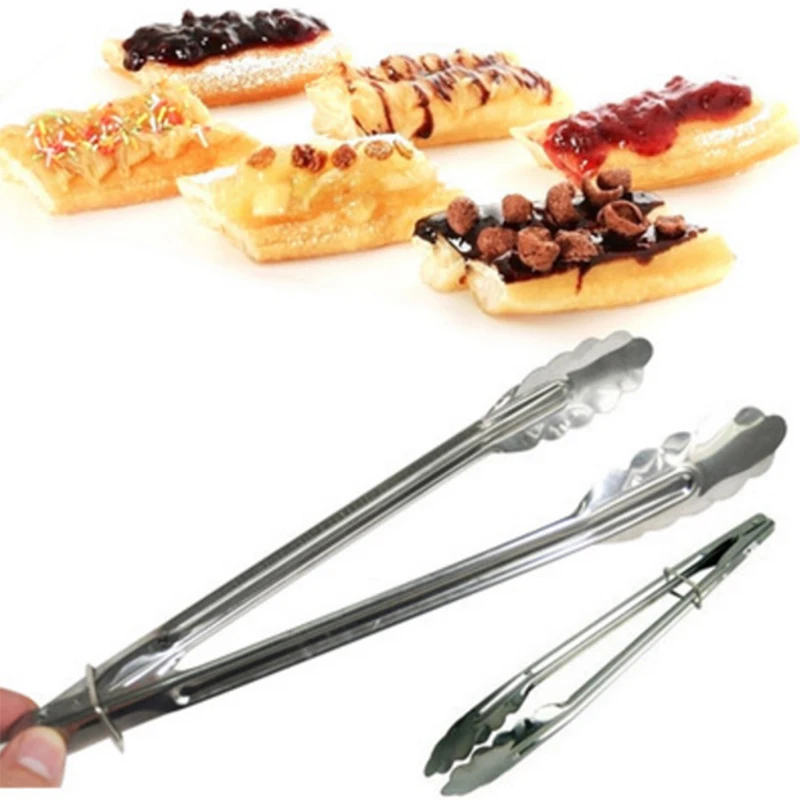 ДЕНЬ ВЕСЕЛО 2016 Мода 9 Дюймов Кухня Набор Инструментов Тепла хлеб Тонг Из