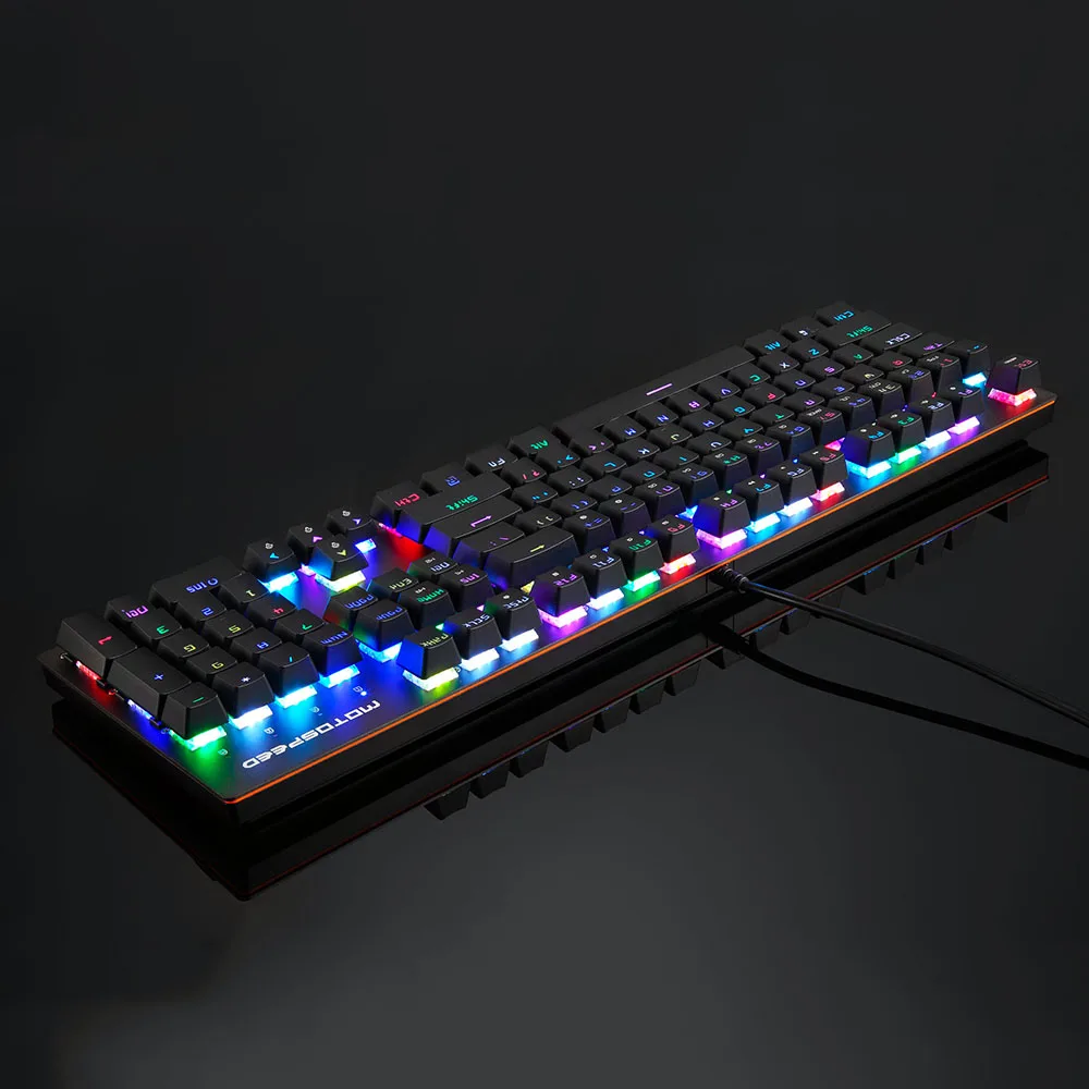 Motospeed CK89 NKRO механическая клавиатура Kailh Box Switch USB Проводная настоящая RGB подсветка