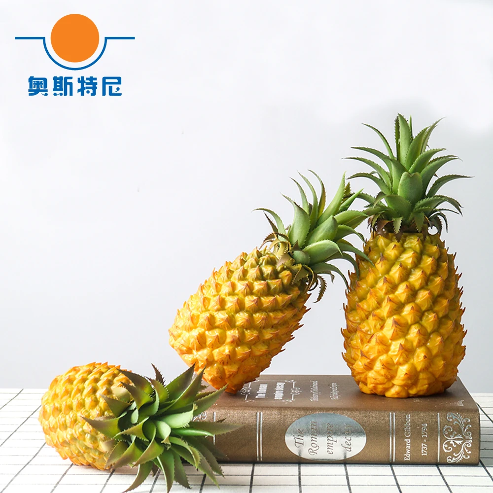 

High imitation artificial Fake ananas Fruit artifical pineapple&artificial plastic fake simulated pineapple