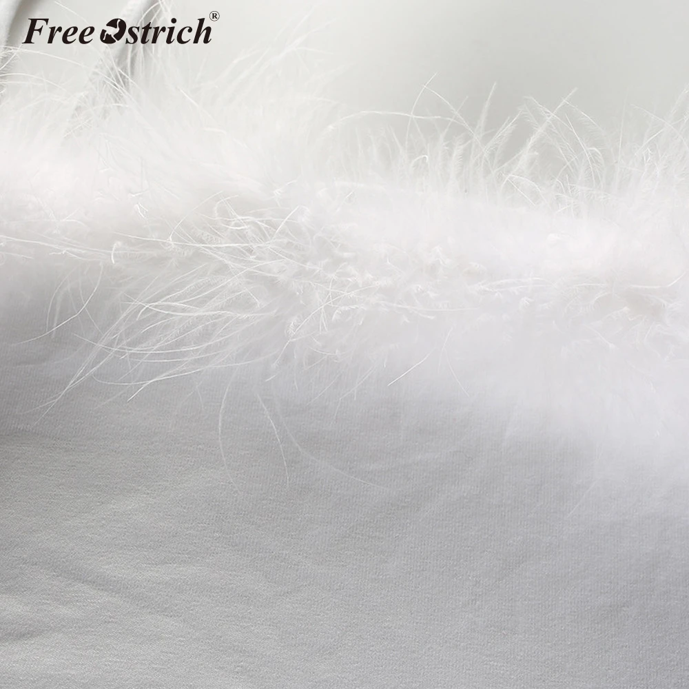 Бесплатная рубашка Ostrich розовый белый женский короткий топ без рукавов с