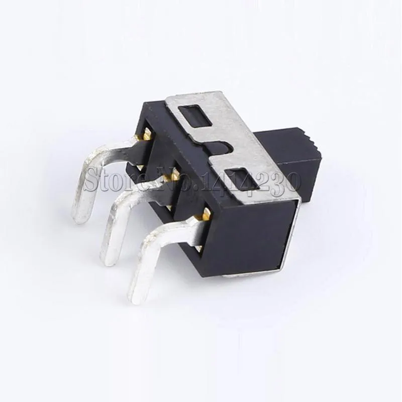 Тумблер SS12D10 SS12D11 50 шт. 3 штифта прямые ножки ручка 1P2T высота 5 мм расстояние 4 7 А 250 В