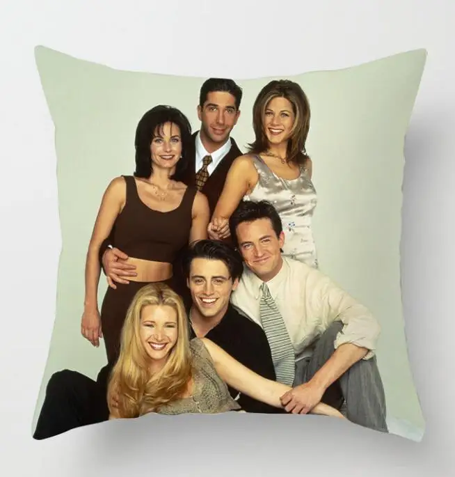 Наволочка для подушки ZENGIA Friends tv Show 45x45 см, наволочка для подушки из полиэстера, Декоративные диванные подушки 30x50 см, декоративные подушки - Цвет: 1