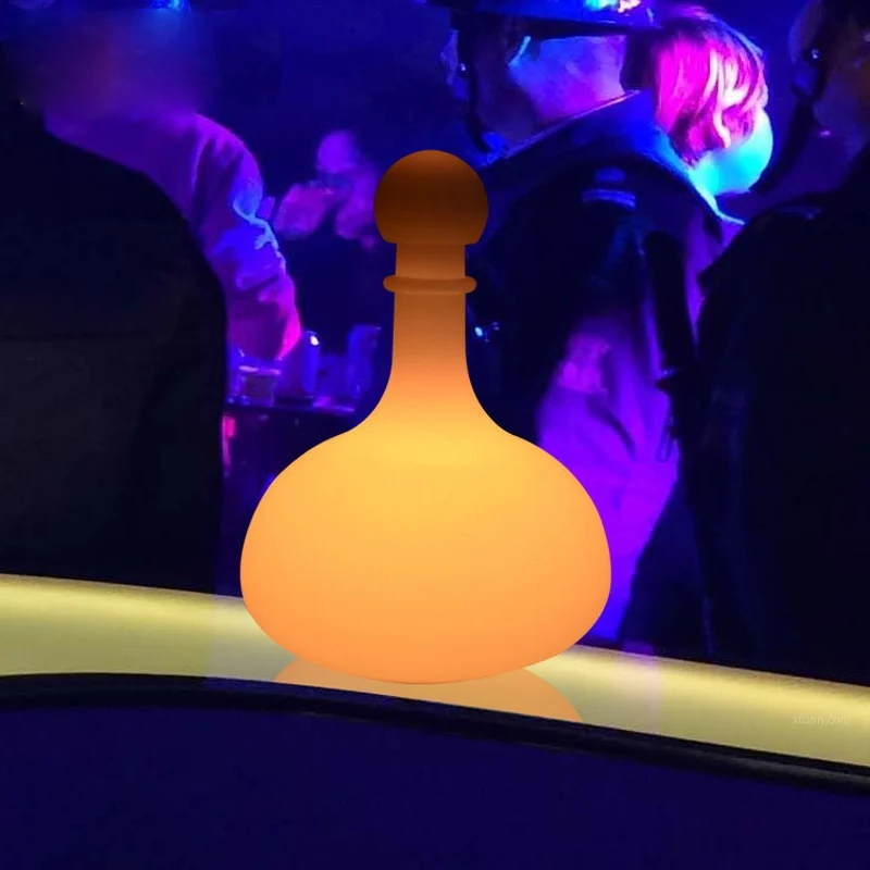 Винтажный винный светодиодный настольный светильник USB перезаряжаемая