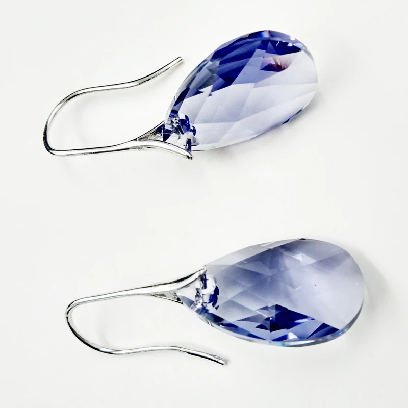 Длинные висячие серьги Кристалл от Swarovski пирсинг вечерние партии интимные Аксессуары свадебные украшения для невест