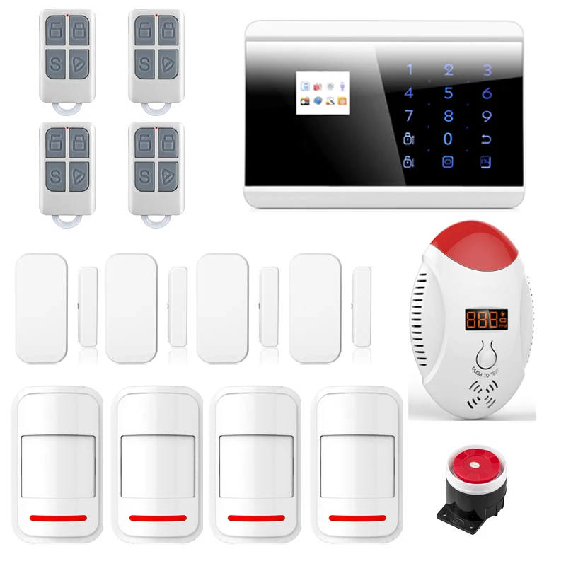 Беспроводной GSM PSTN сигнализации дома Системы защиты безопасности Android IOS