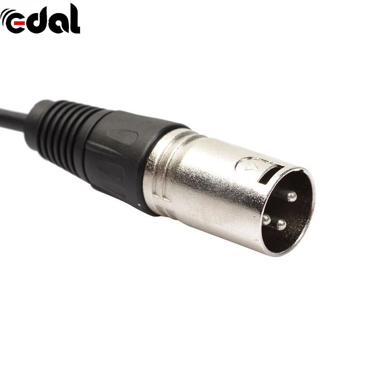 EDAL 3Pin XLR гнездовой разъем на 2 штекера Y сплиттер адаптер Кабели микрофон аудио