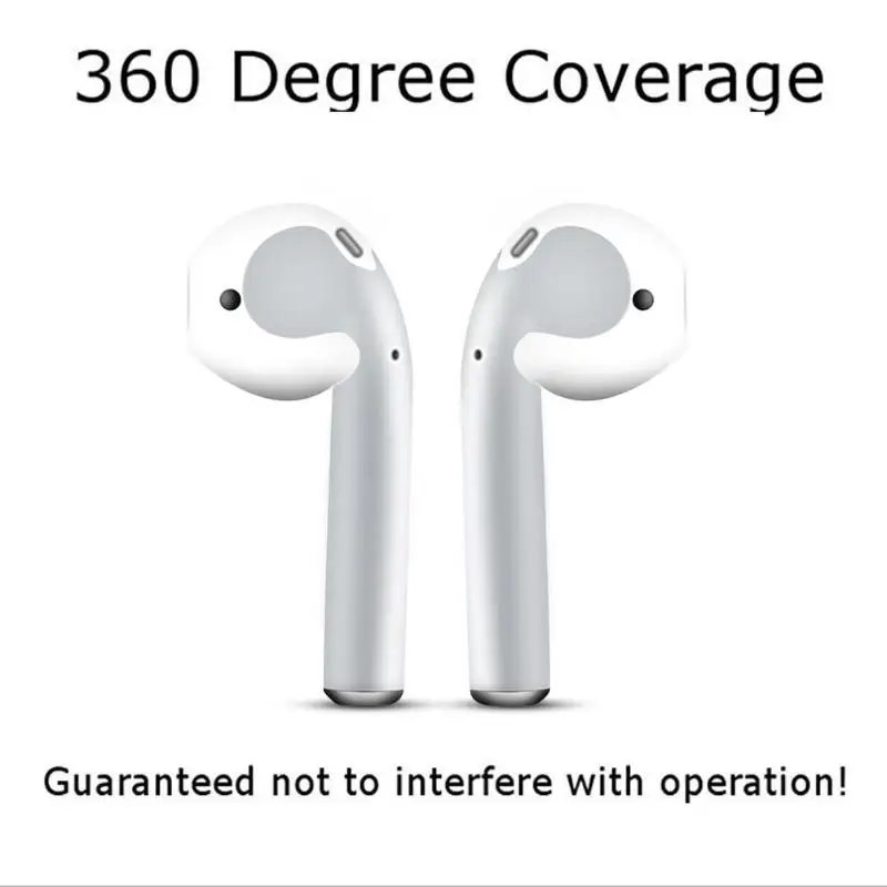 Наушники ПВХ Съемный стикер Клейкая наклейка пленка для Airpods Air Pods наушники