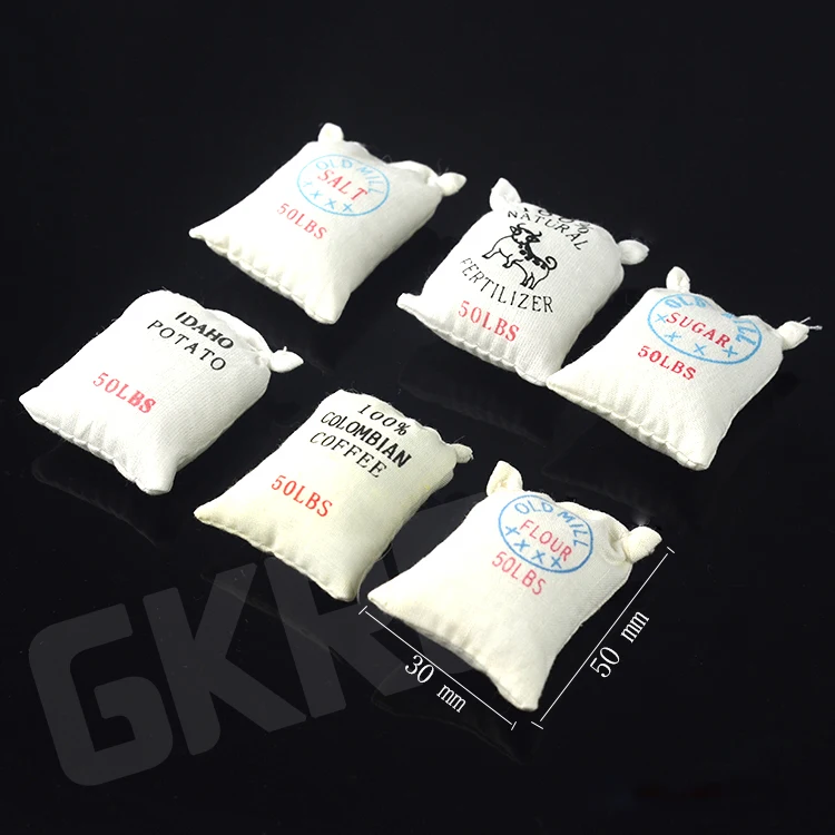 6 шт. 1/10 имитация украшения риса пакет еды для Tamiya CC01 Axial Scx10 90046 90047 Rc4wd D90 Traxxas Trx-4 Trx4