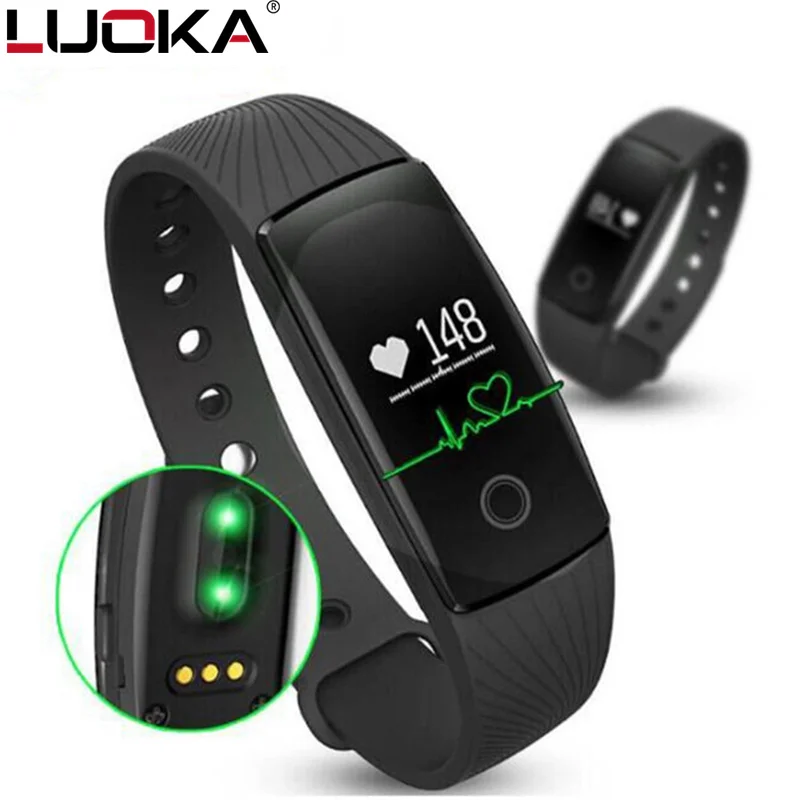 

LUOKA Smart Bracelet Heart Rate Monitor Wristband Fitness for Android iOS Smart wristband PK Xiaomi Miband2