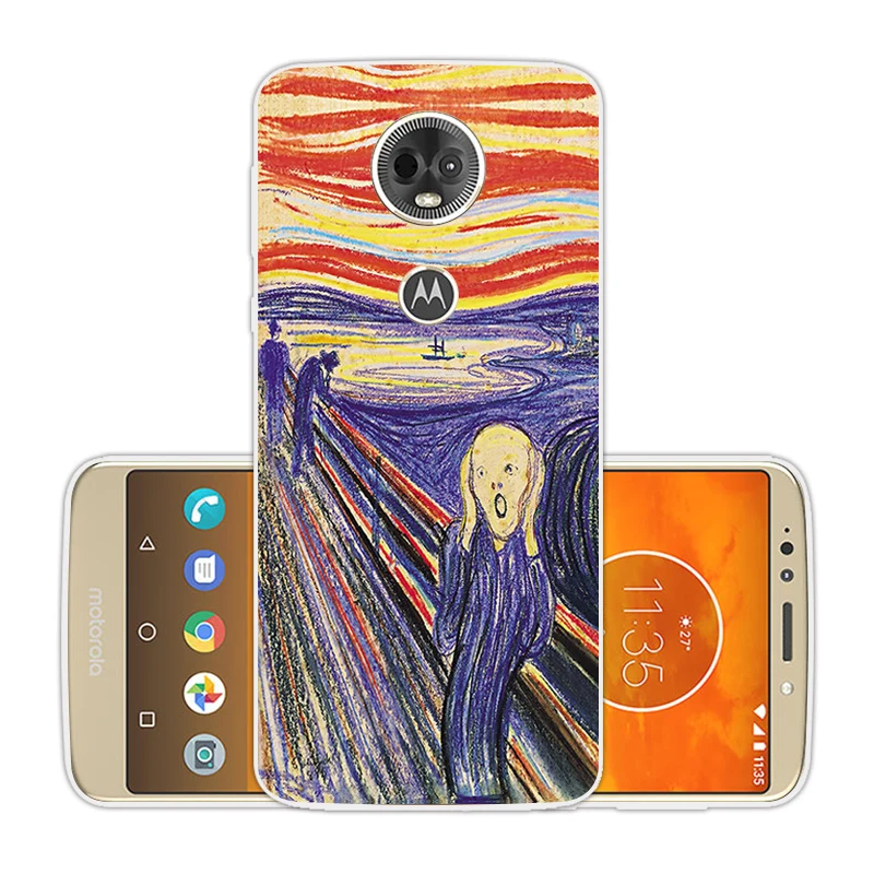 6.0 inch Soft Silicone for Motorola E5 Plus Slim TPU Phone Shell MOTO E5Plus Transparent Gel Ultrathin Landscape Coque |