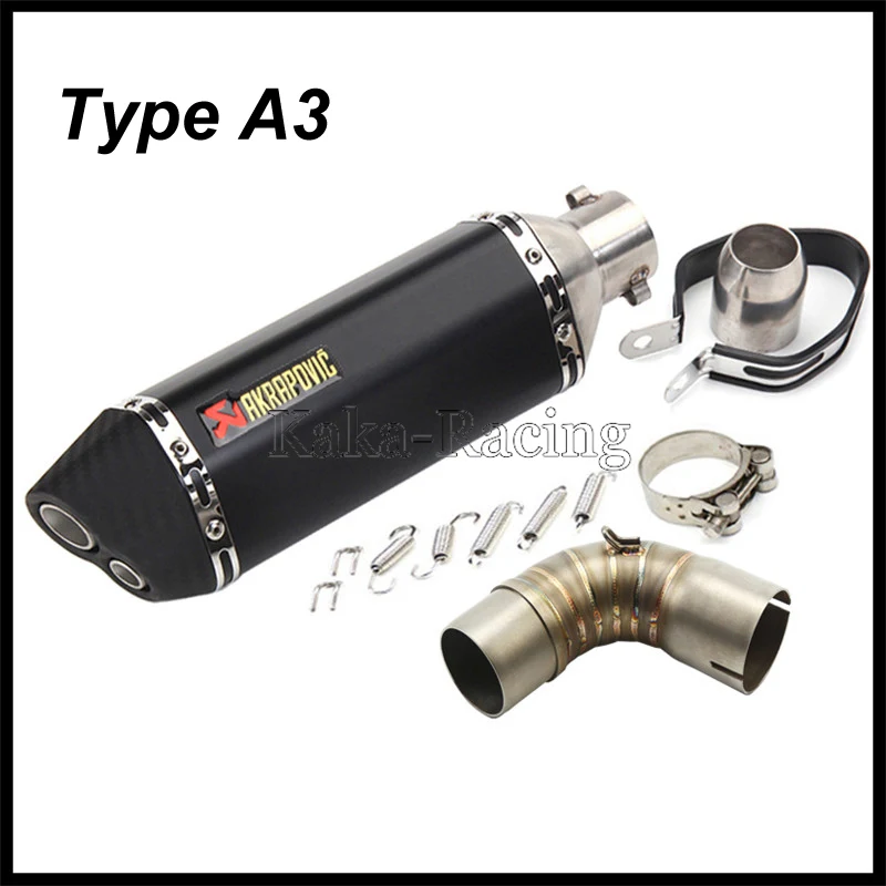 Мотоциклетное выхлопное соединение глушителя трубы средней длины с Akrapovic