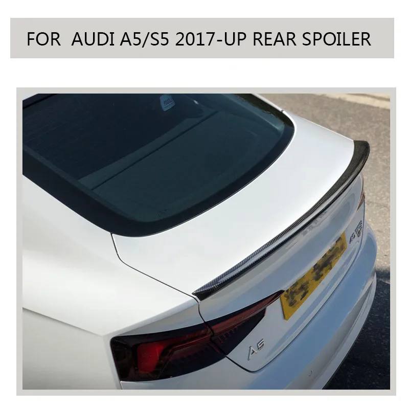 Карбоновый спойлер для Audi a5 s5 Quatto Sportback 4 двери загрузки утка губ крыла не подходит 2 двери