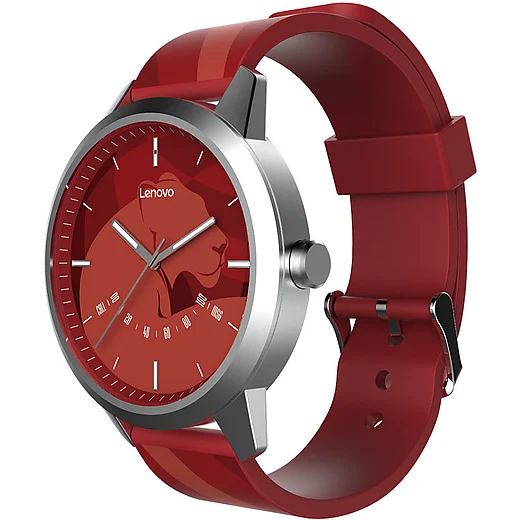 lion Red Lenovo Watch 9 Bluetooth Смарт часы с сапфировым стеклом 50 м водонепроницаемый мониторинг сердечного ритма официальные часы модные спортивные умные часы - Цвет: lion Red