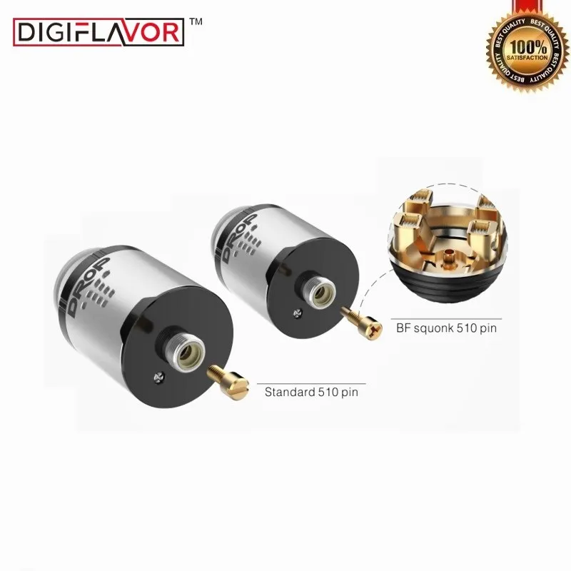 Оригинальный бак Digiflavor Drop RDA с BF Squonk 510 Pin электронная сигарета атомайзер 24 мм