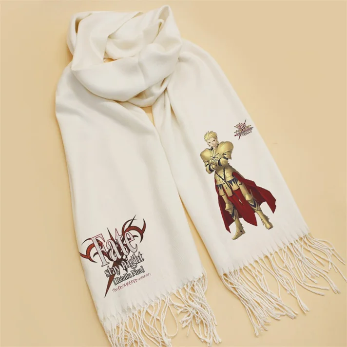 Модные рождественские подарки аниме Fate/stay night Saber Arturia шарфы костюм Саката гинтоки