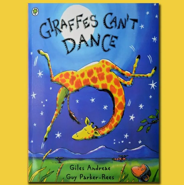 Жирафы cannot DANCE детские книги Обучающие английские рассказы с картинками для