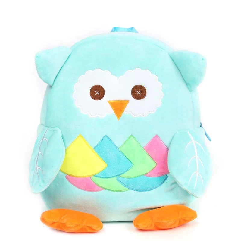 Милая детская школьная сумка мультяшный мини плюшевый рюкзак для детского сада